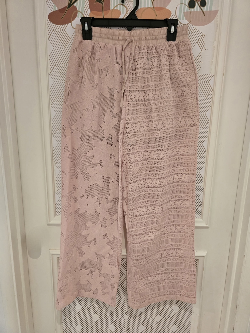 And Now This Lace Drawstring-Waist Wide-Leg Pants Macy's Exclusive - Picture 5 of 7